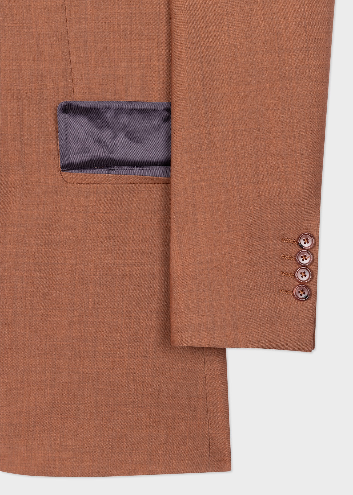 Overdyed Melange Wool Suit - 3