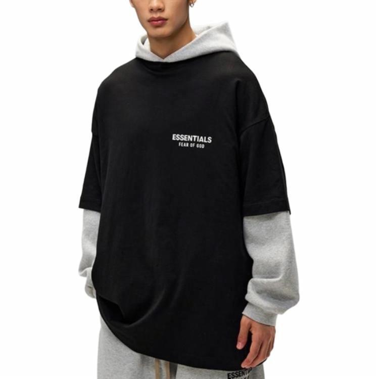 Fear of God Essentials Jersey Crewneck Tee 'Black' 125HO244360F - 3