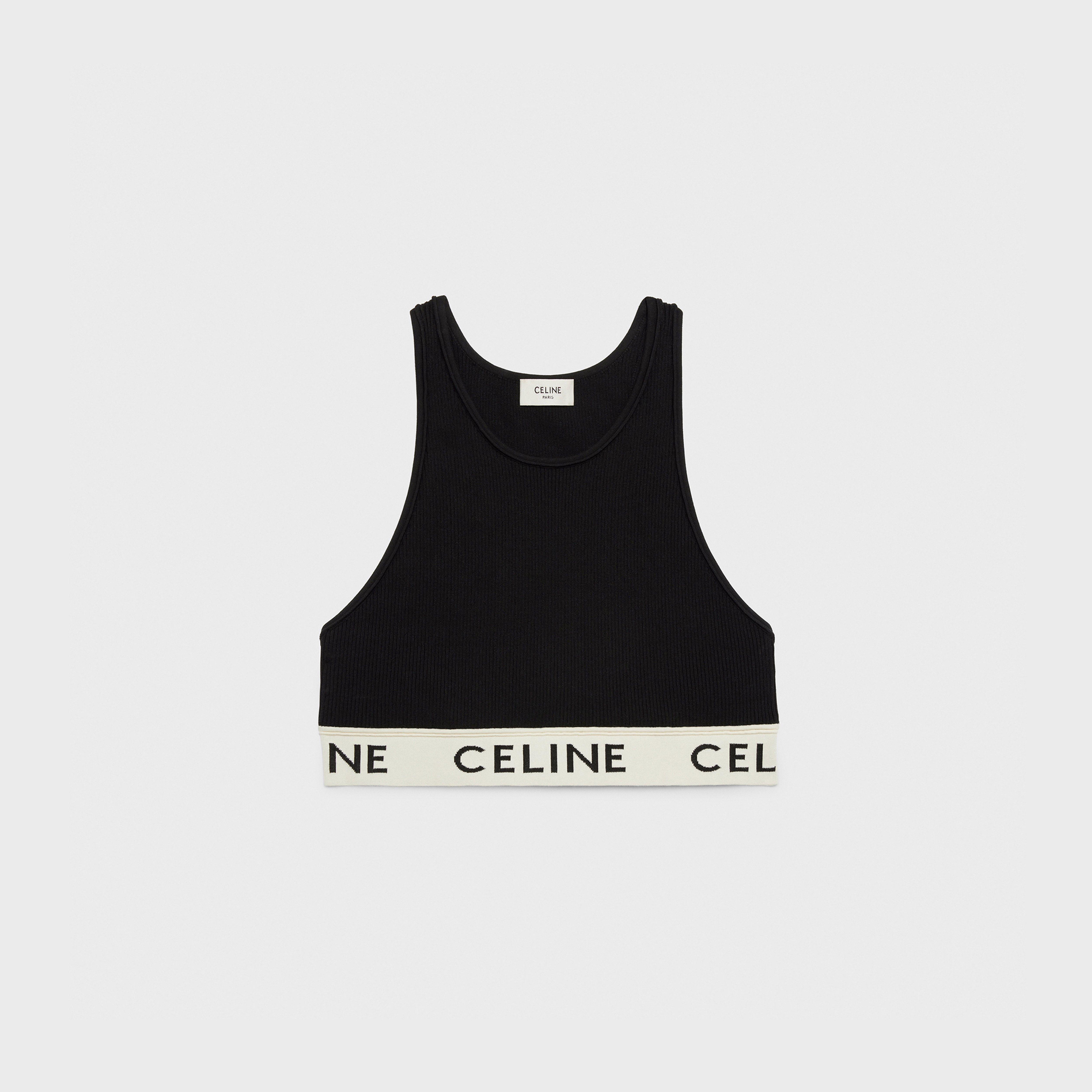 CELINE SPORTS BRA IN ATHLETIC KNIT - 1