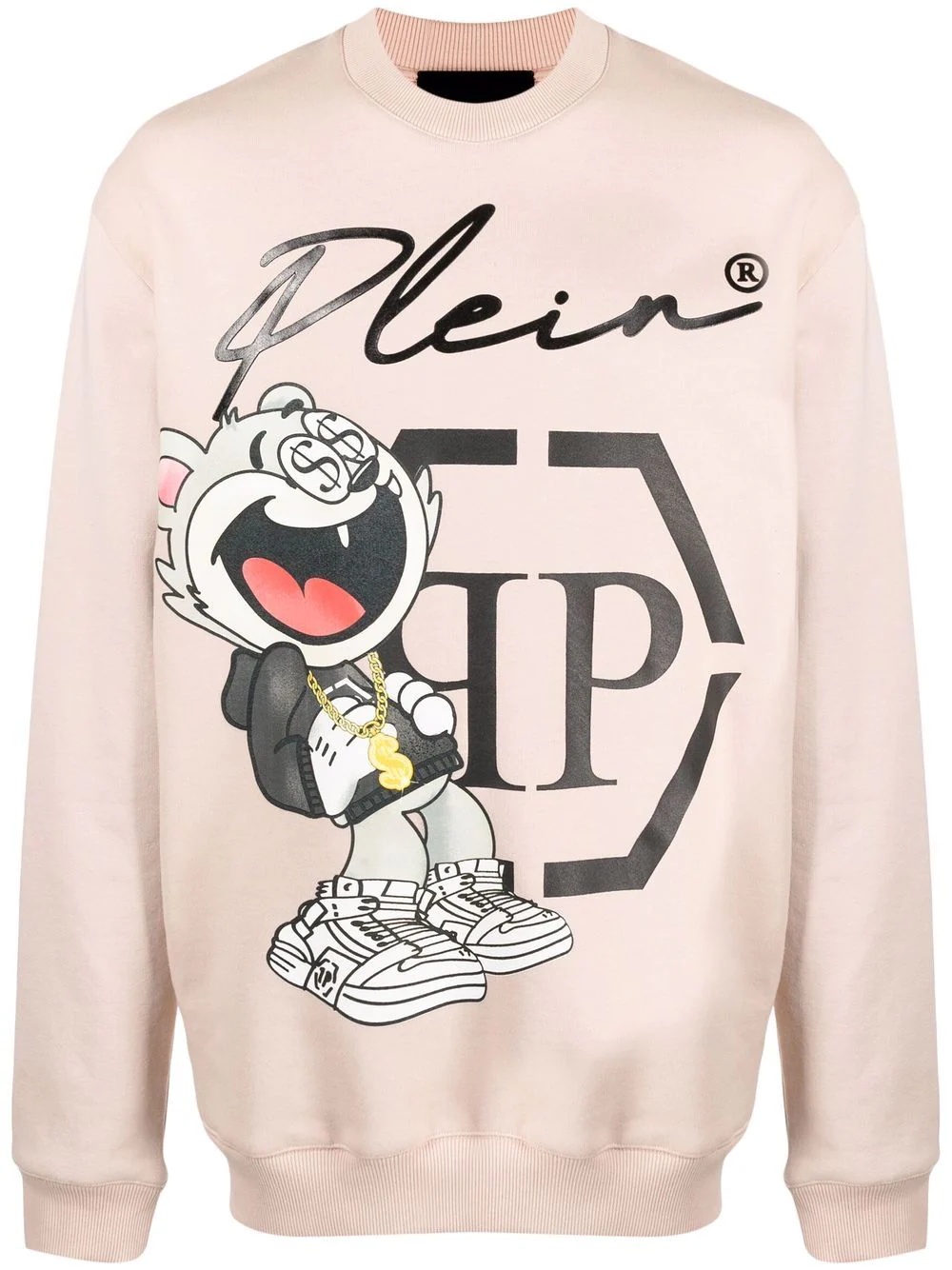 LS Money graphic-print sweatshirt - 1