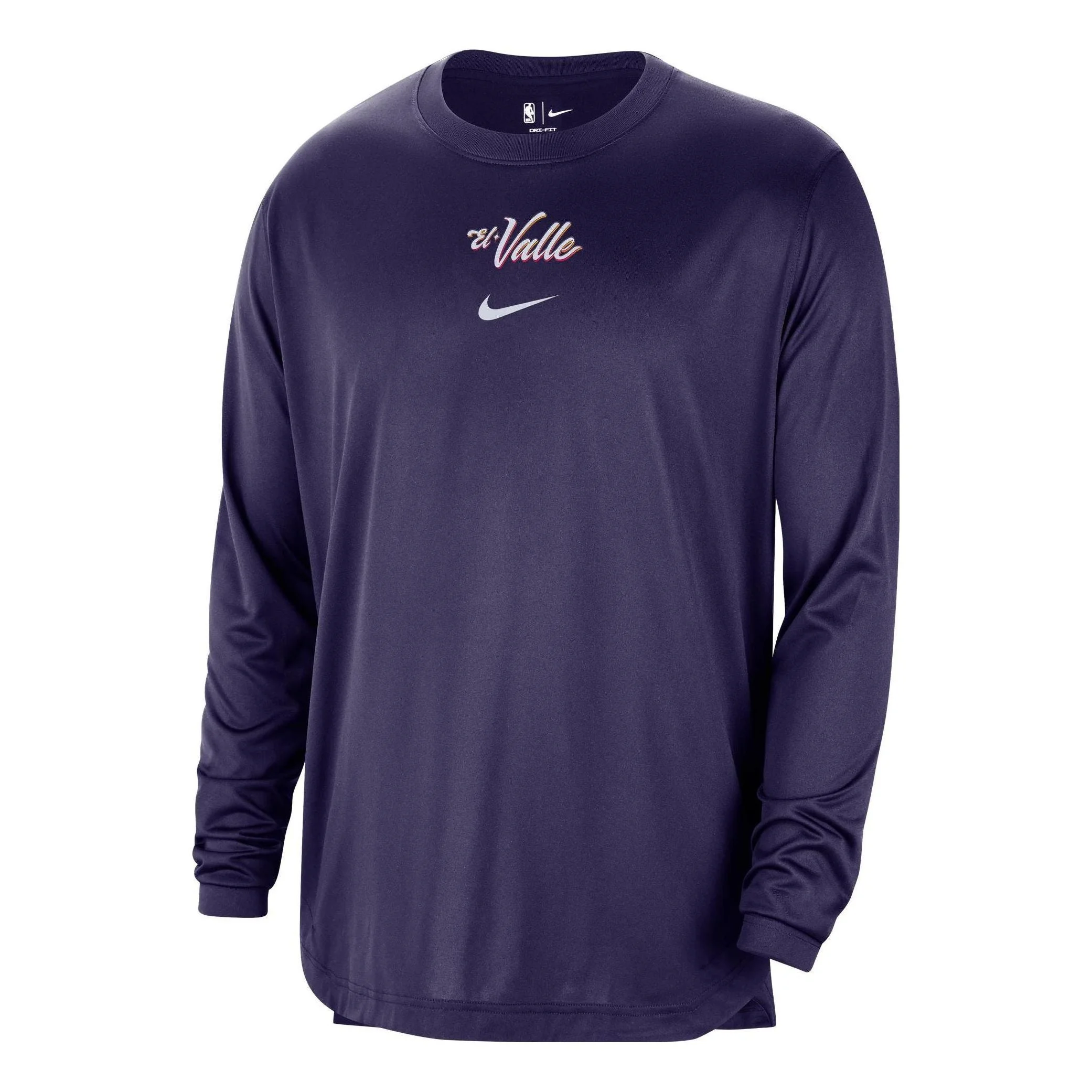 Nike x NBA Dri-Fit Phoenix Suns City Edition Long Sleeve 'Purple' FB3606-535 - 1