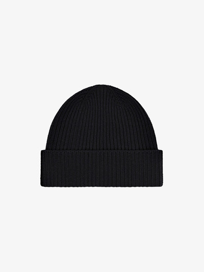 Givenchy RIBBED BEANIE IN WOOL AND CASHMERE outlook