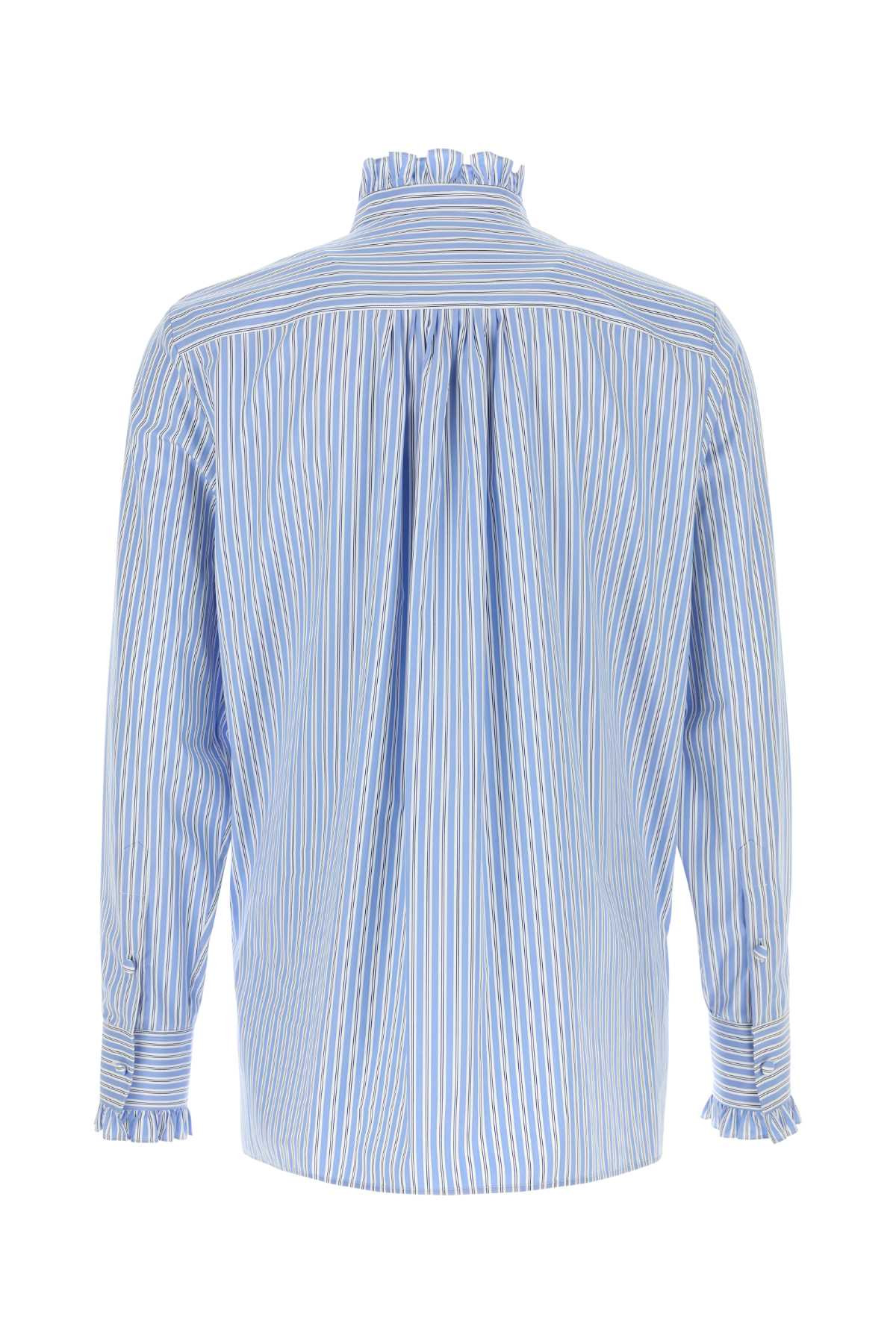 Valentino Garavani Men Embroidered Poplin Shirt - 2