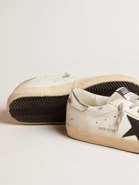 【Golden 】Superstar black tab ice star(25.5-29.5cm) Women's Super-Star with black heel tab and metal stud lettering