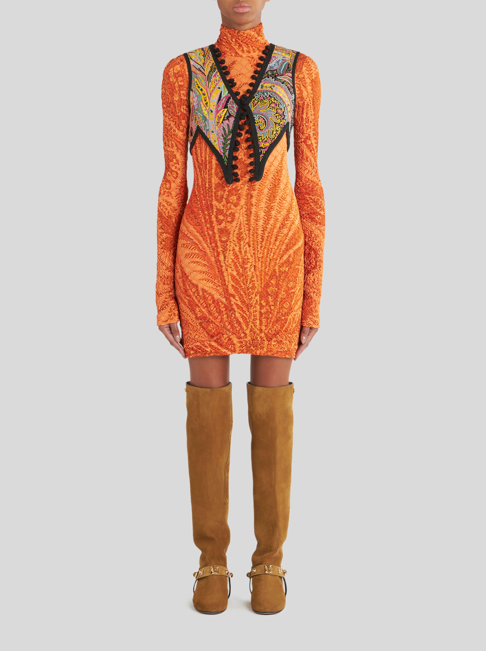PAISLEY EMBROIDERED WAISTCOAT - 2