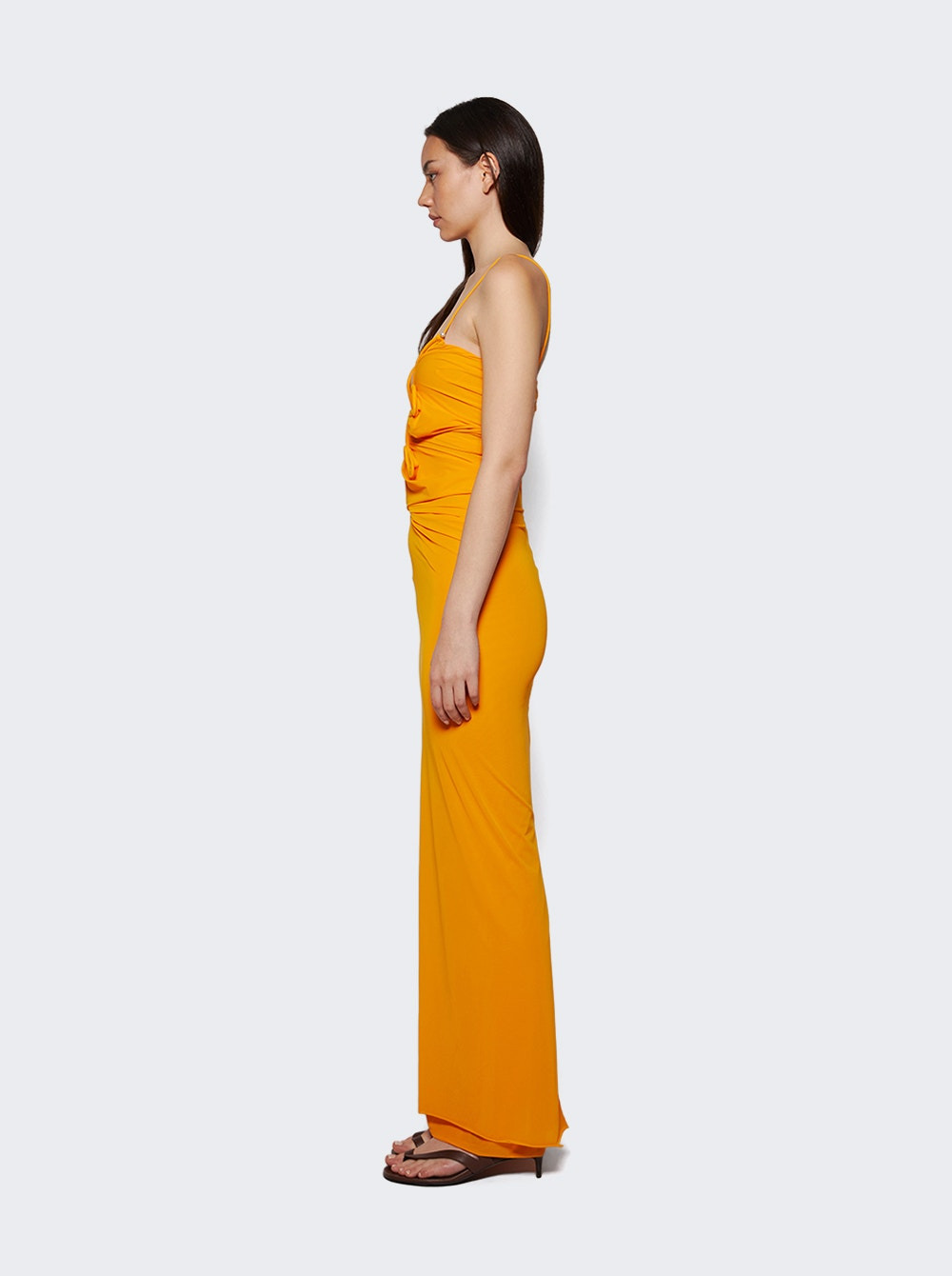 Molded Venus Dress Tangelo - 3