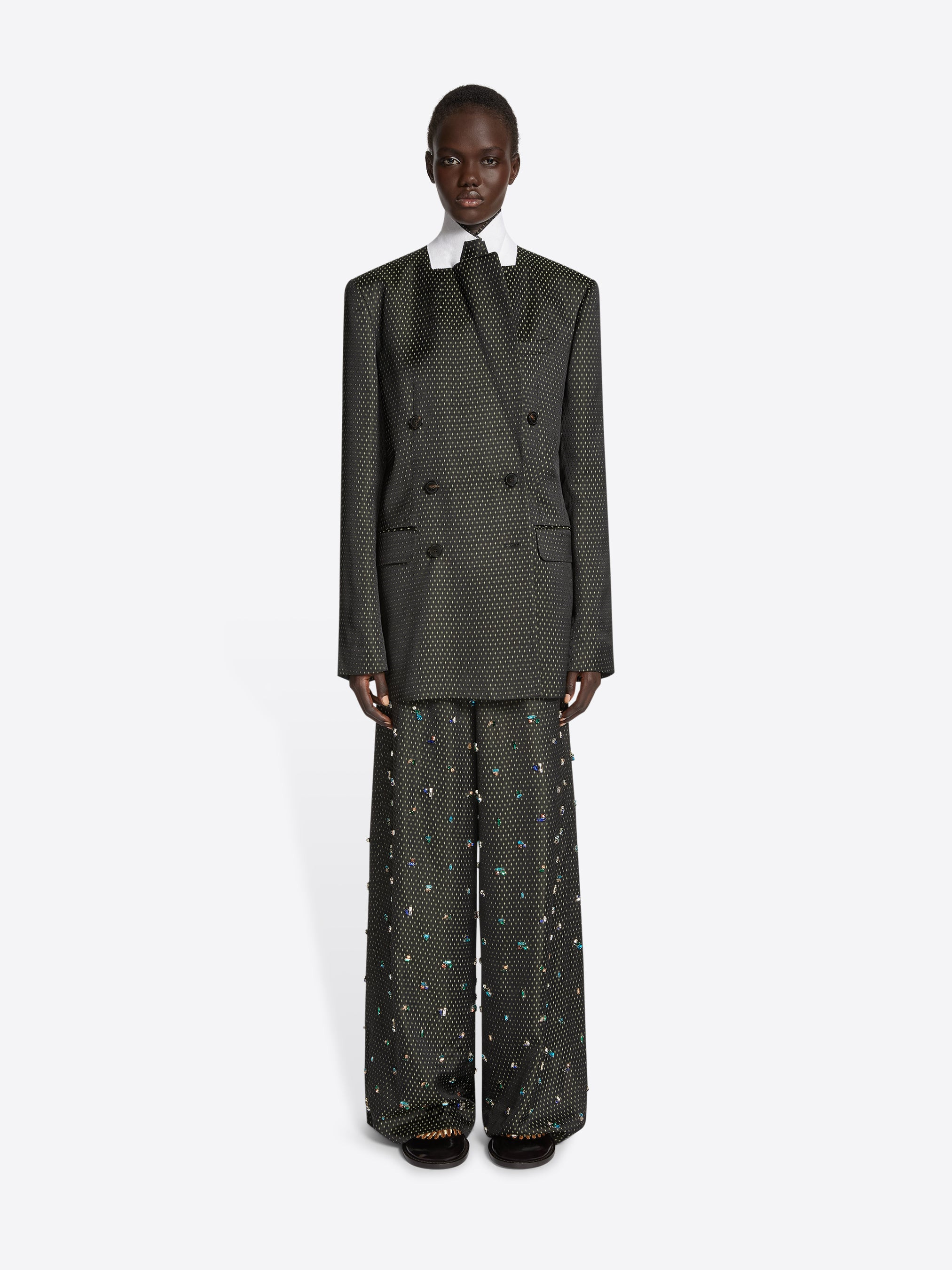 OVERSIZED JACQUARD BLAZER - 2