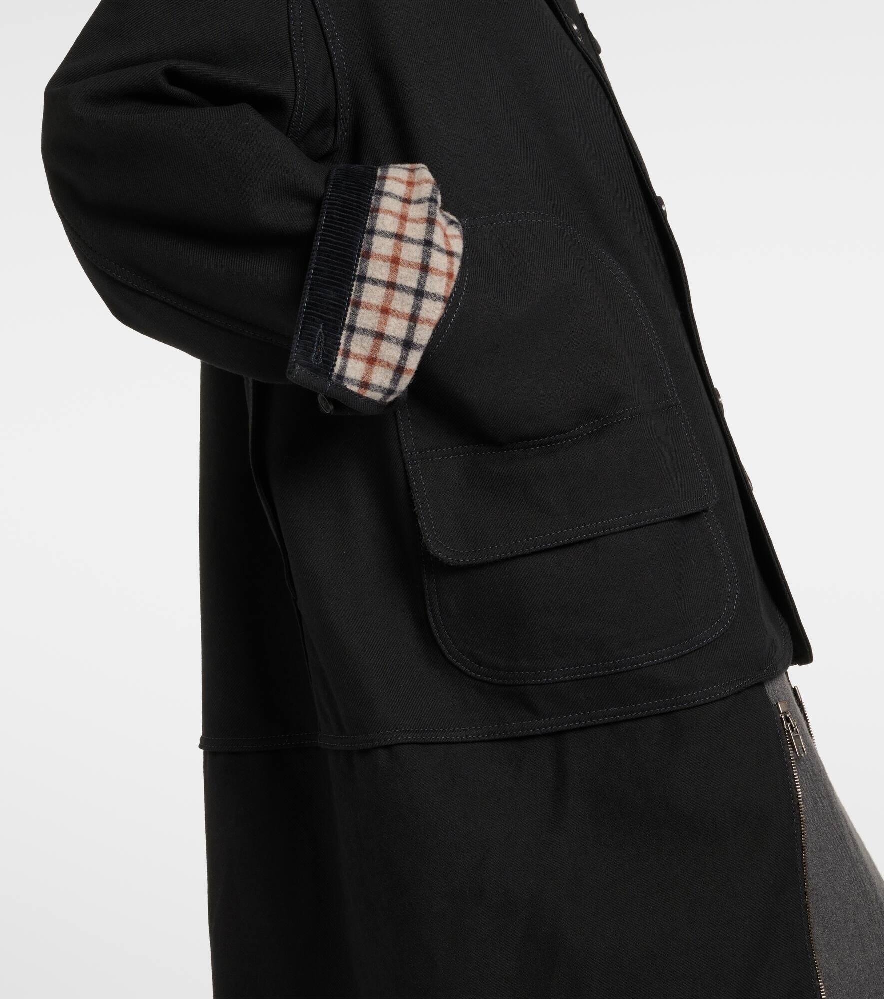 Cotton and wool coat - 6