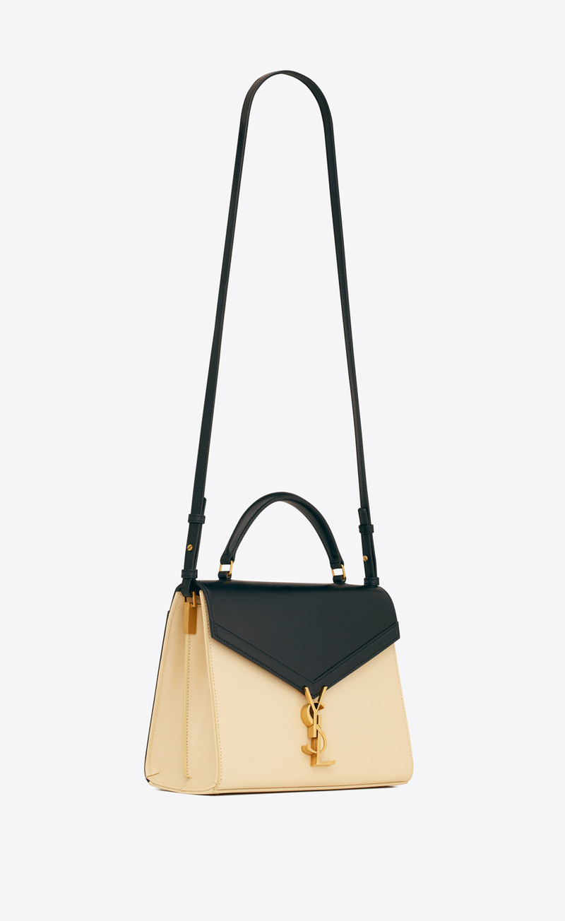 cassandra medium top handle bag in box saint laurent leather 7