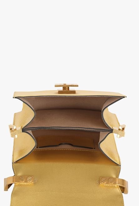 Smooth gold leather Ely bag - 5