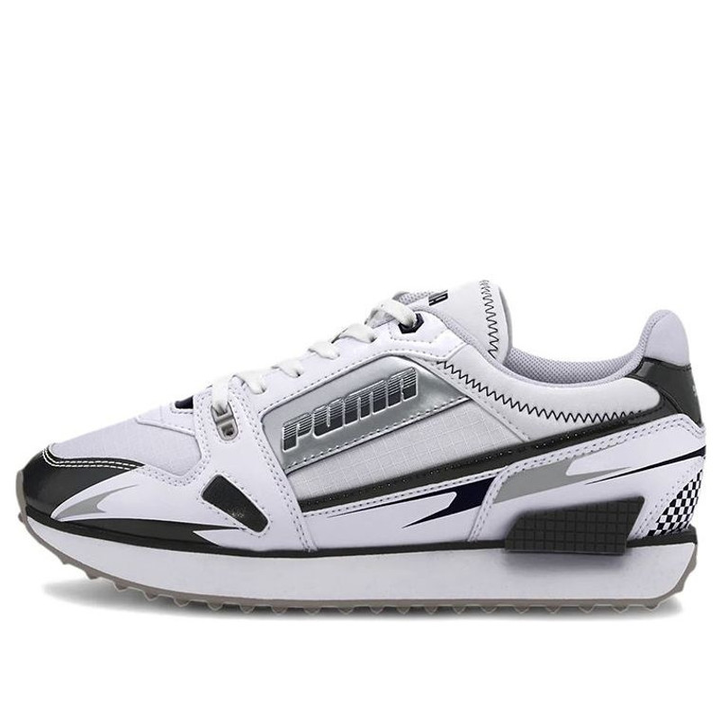 (WMNS) PUMA Mile Rider 'Sunny Getaway - White Black' 373443-05 - 1