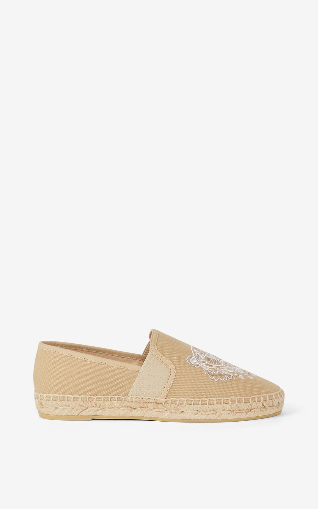 Tiger elasticated canvas espadrilles - 6