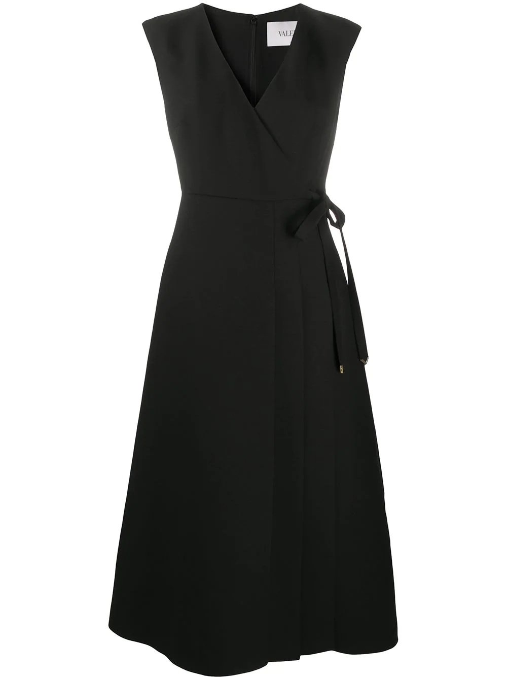 wrap midi dress - 1