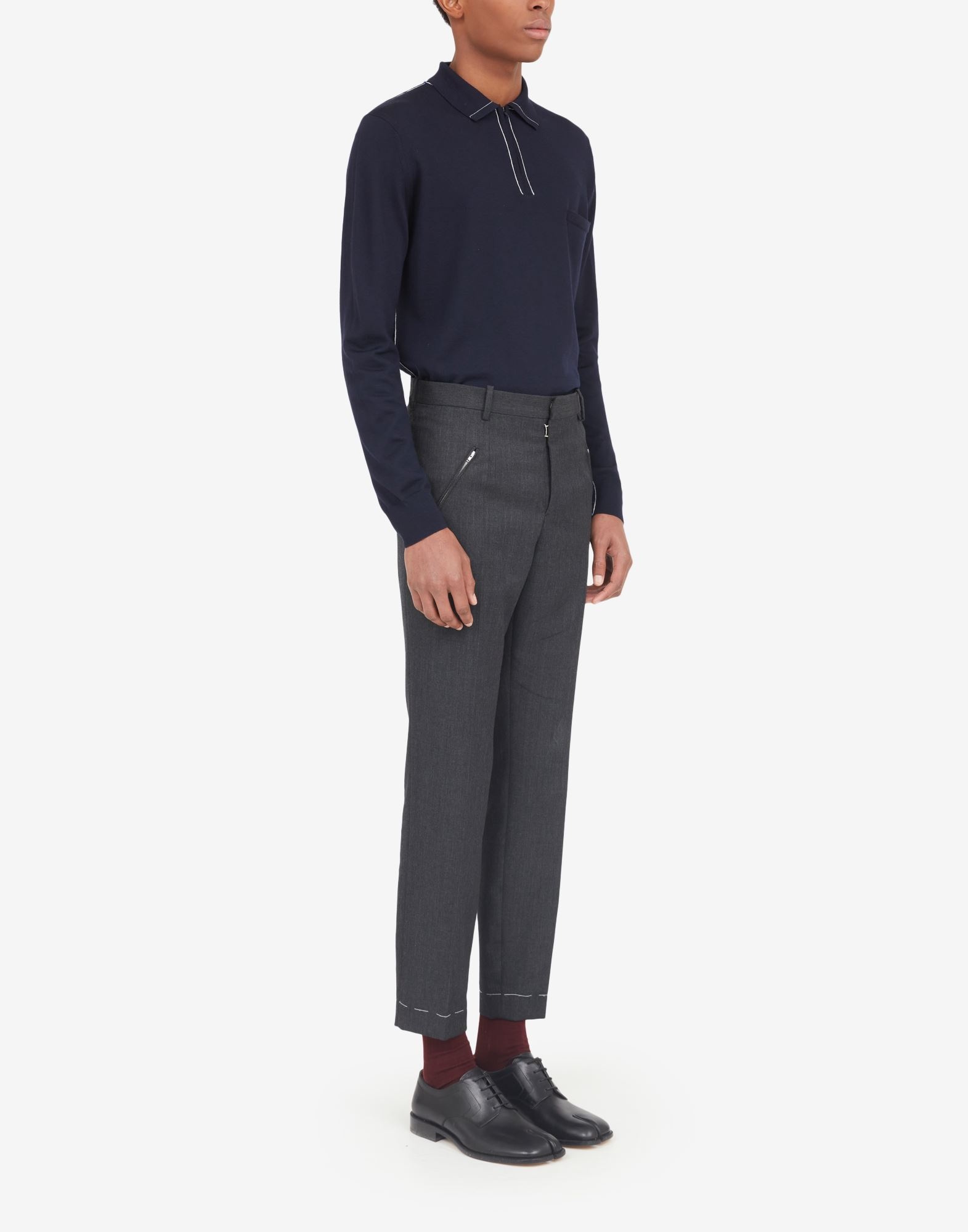 Wool twill trousers - 3