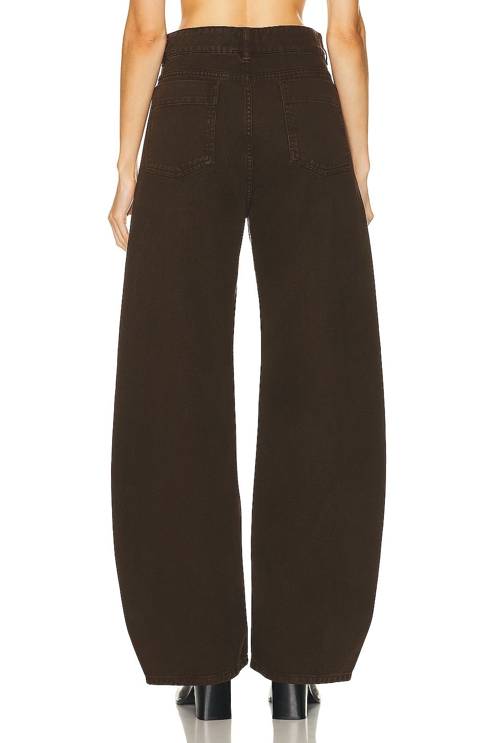 High Waisted Curved Pant - 3