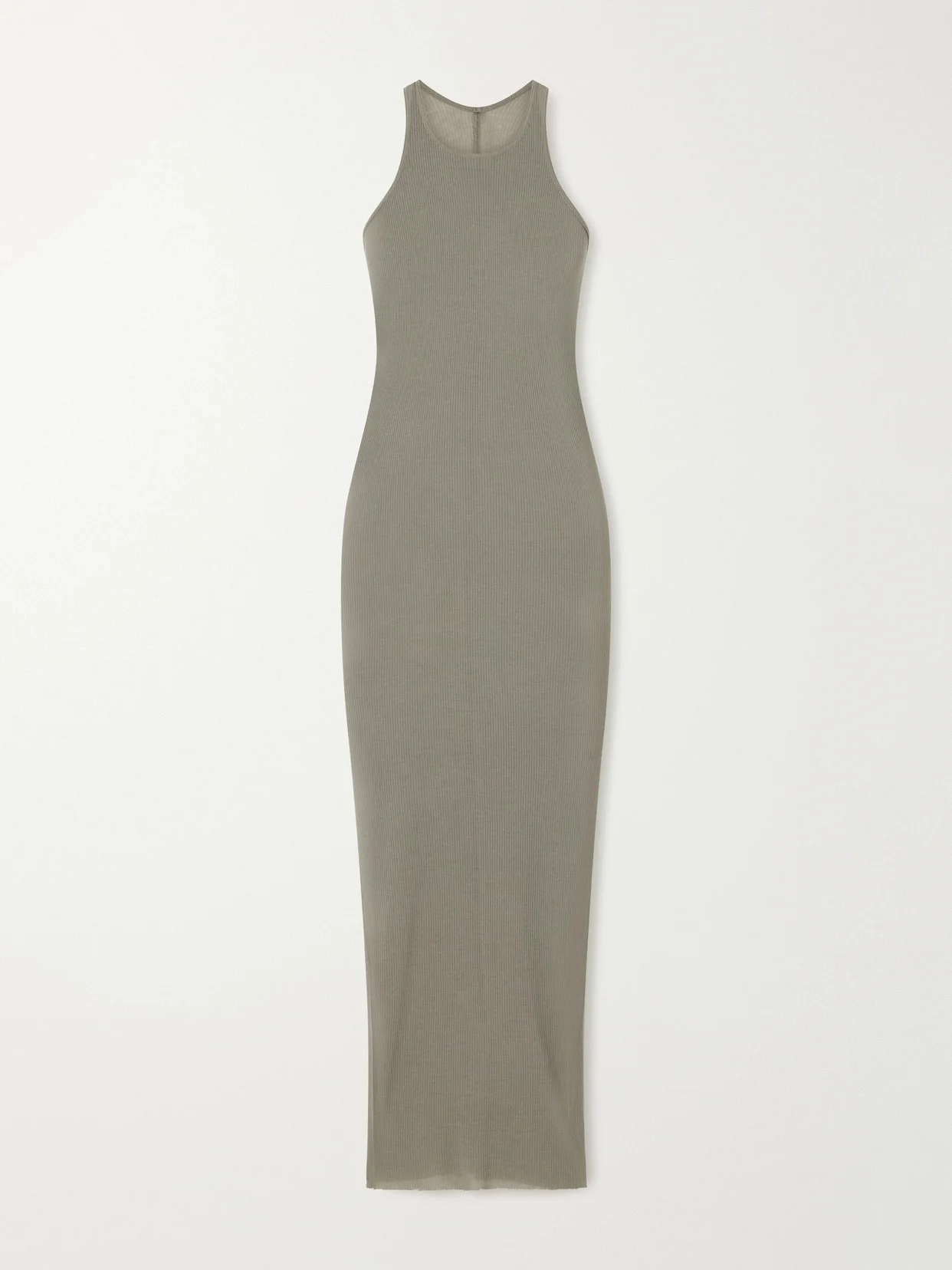 Tank Ribbed-jersey Halterneck Midi Dress - 1