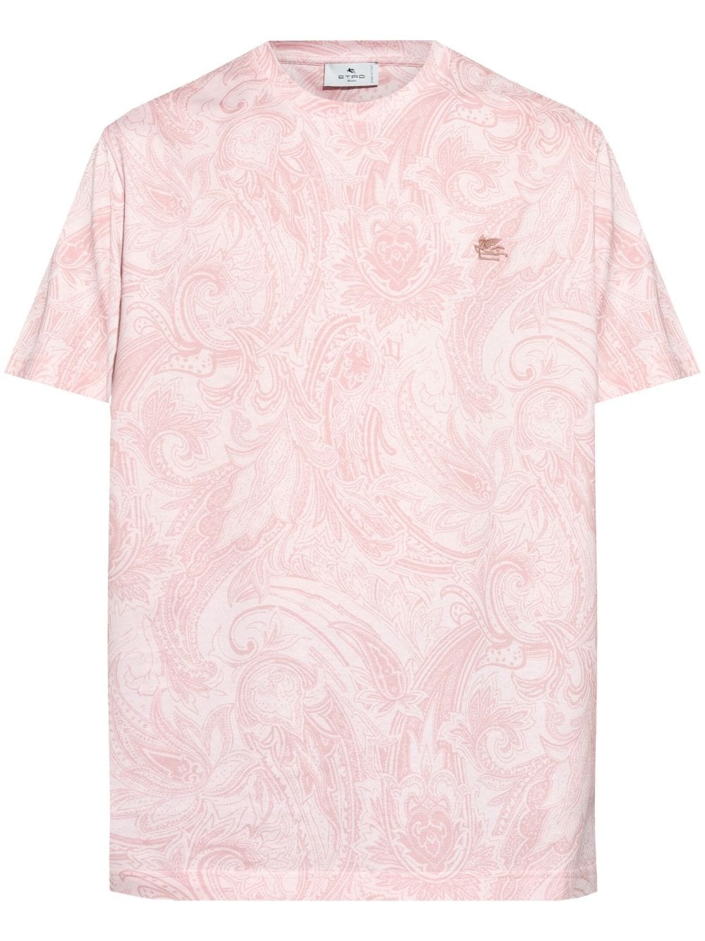 paisley-print T-shirt - 1