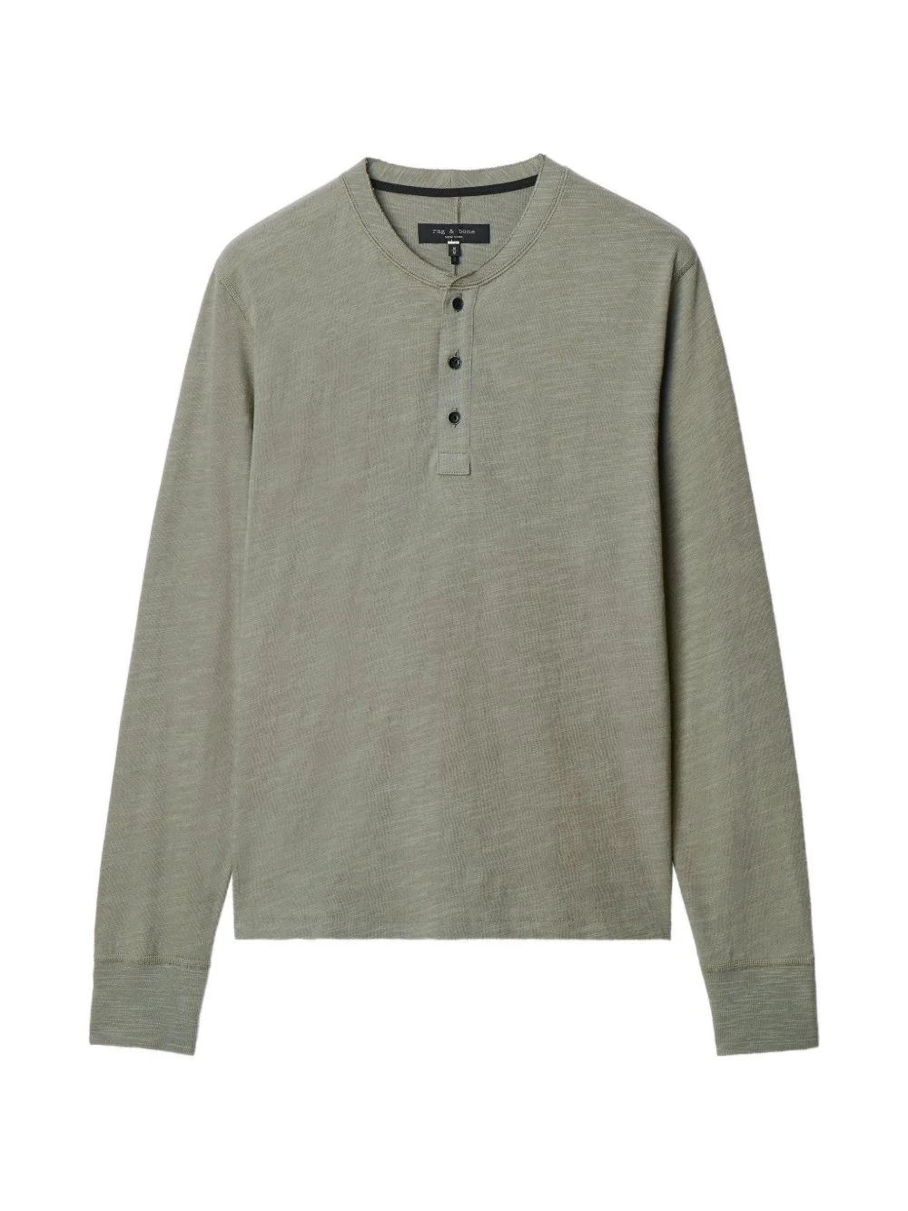 Henley long-sleeve sweater - 1