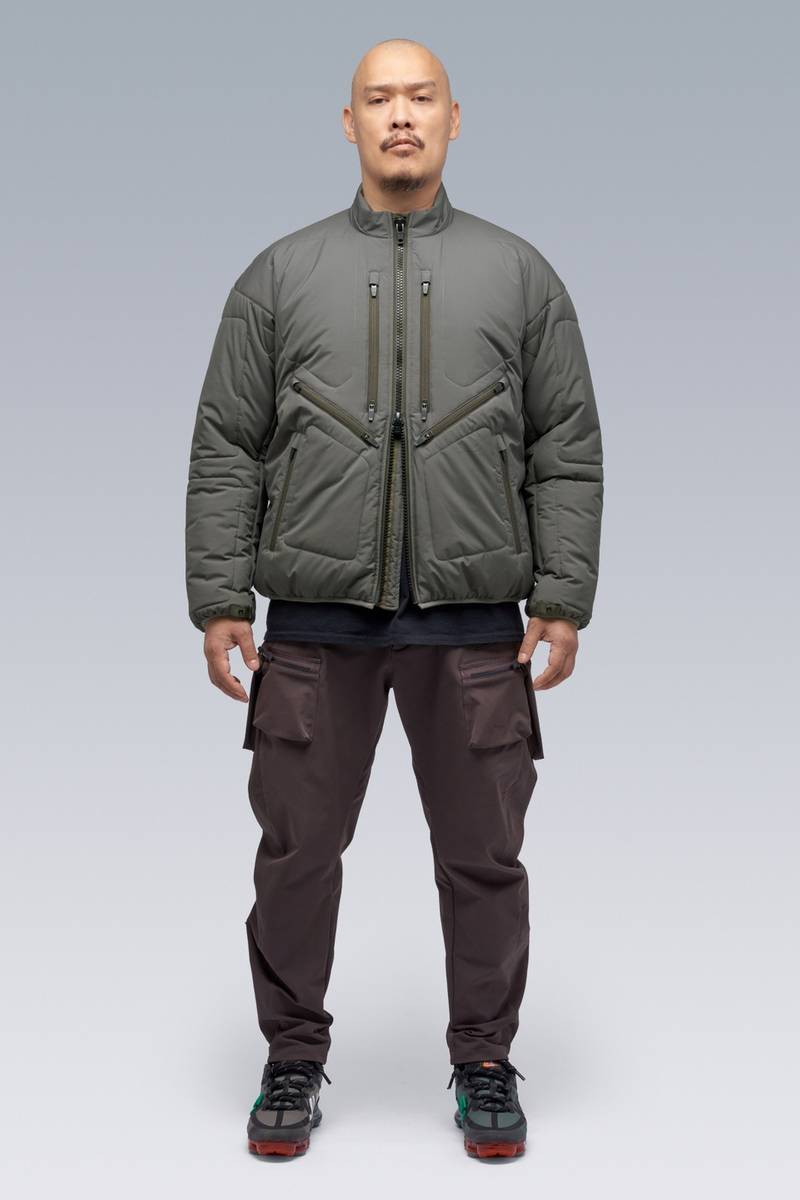 P41-DS schoeller® Dryskin™ Articulated Cargo Trouser Schwarzrot 9