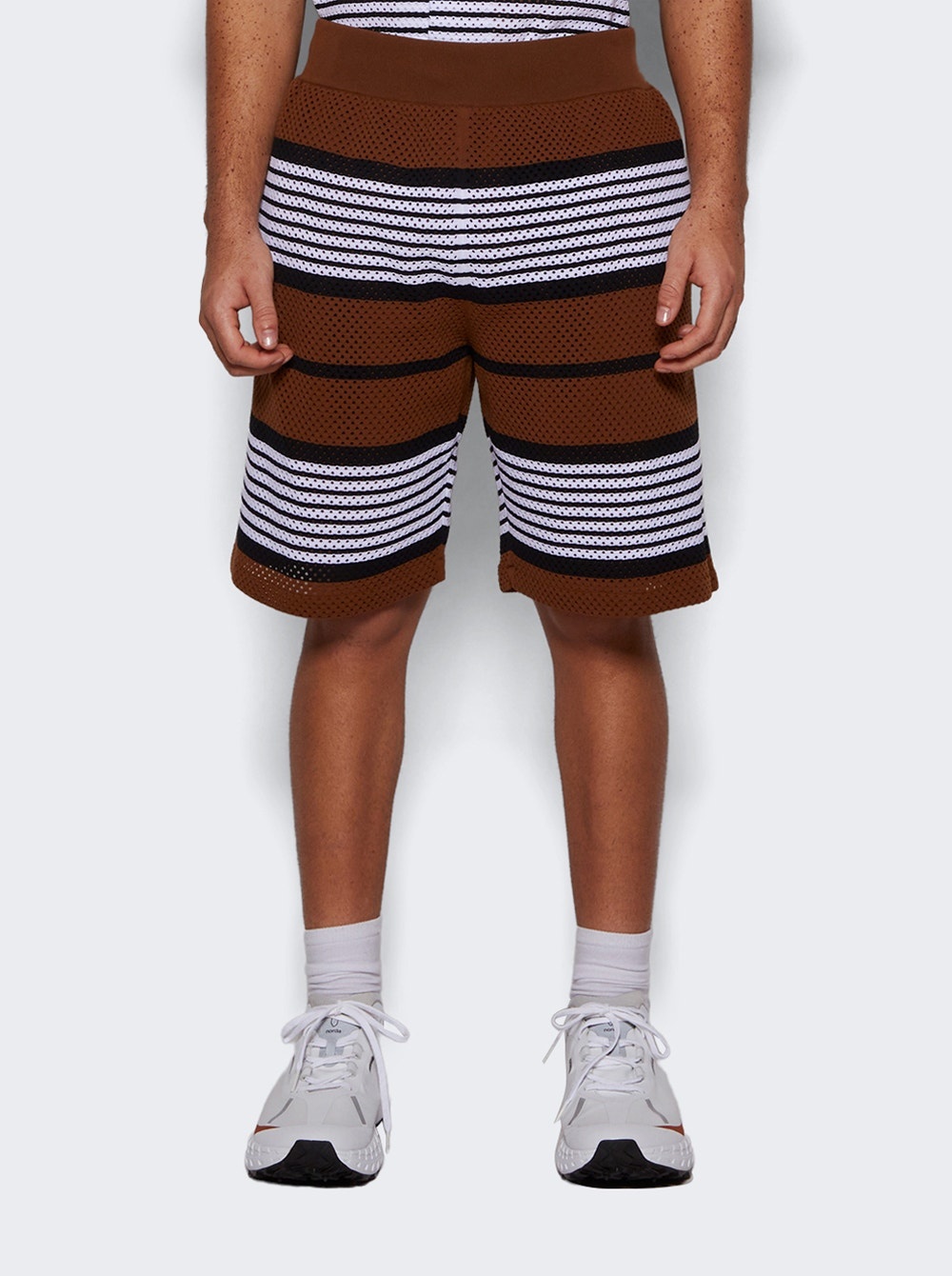 Knit Shorts Dark Birch Brown - 3