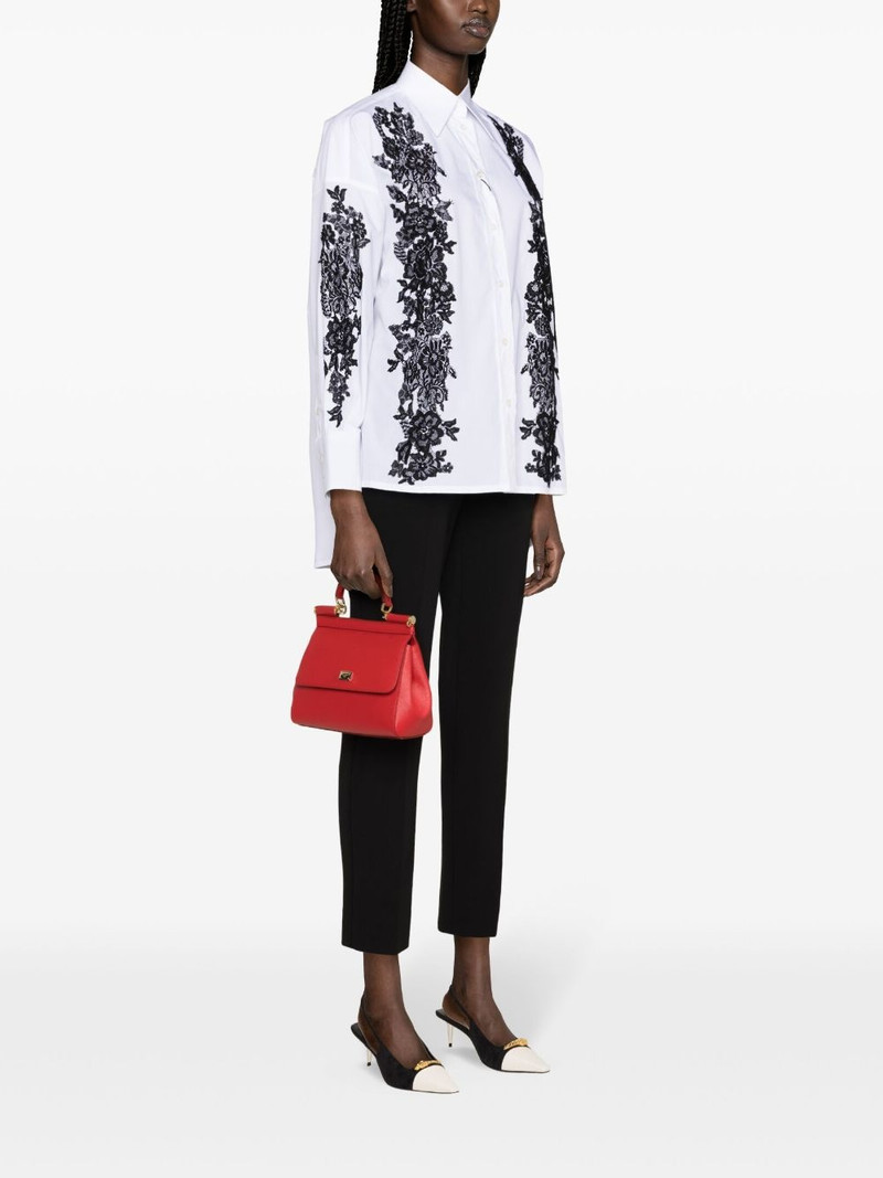 lace-trim cotton shirt 3