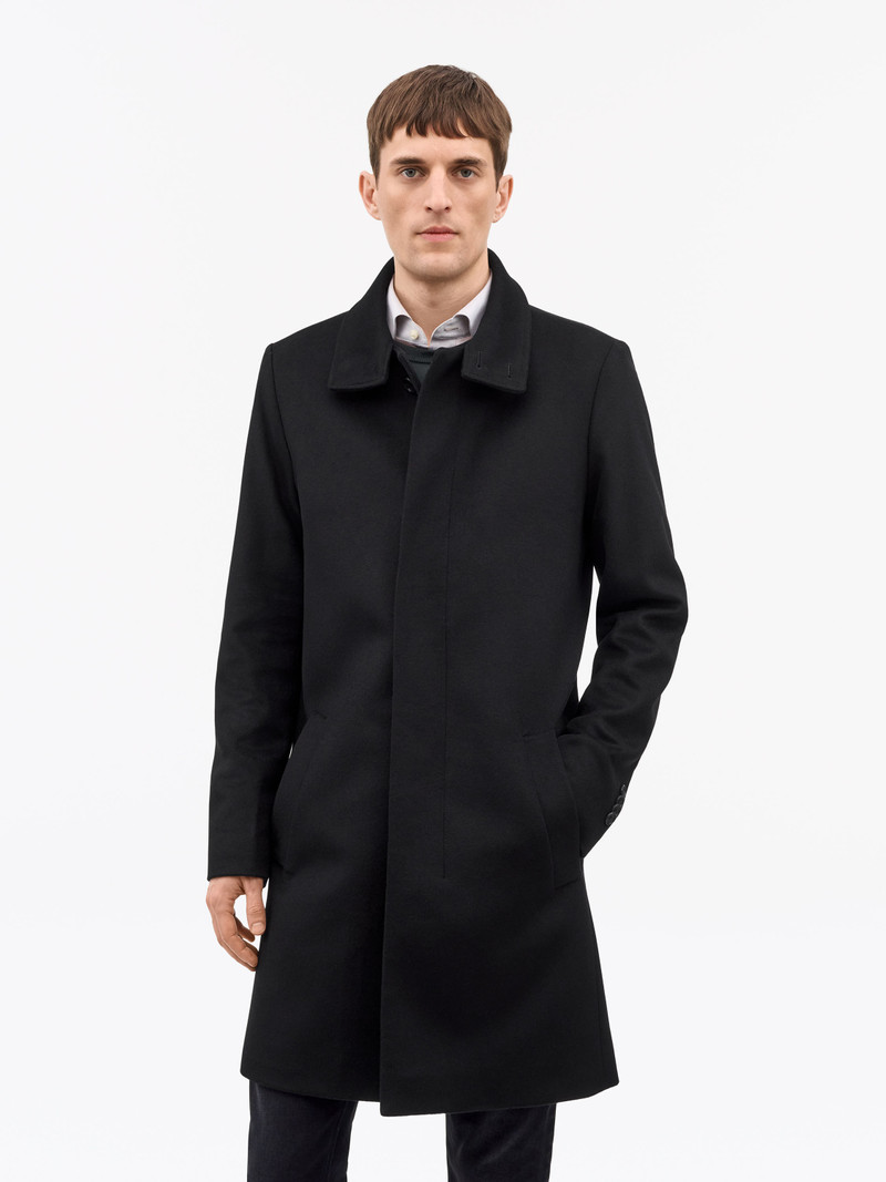 Aleric Funnel-Neck Coat 4