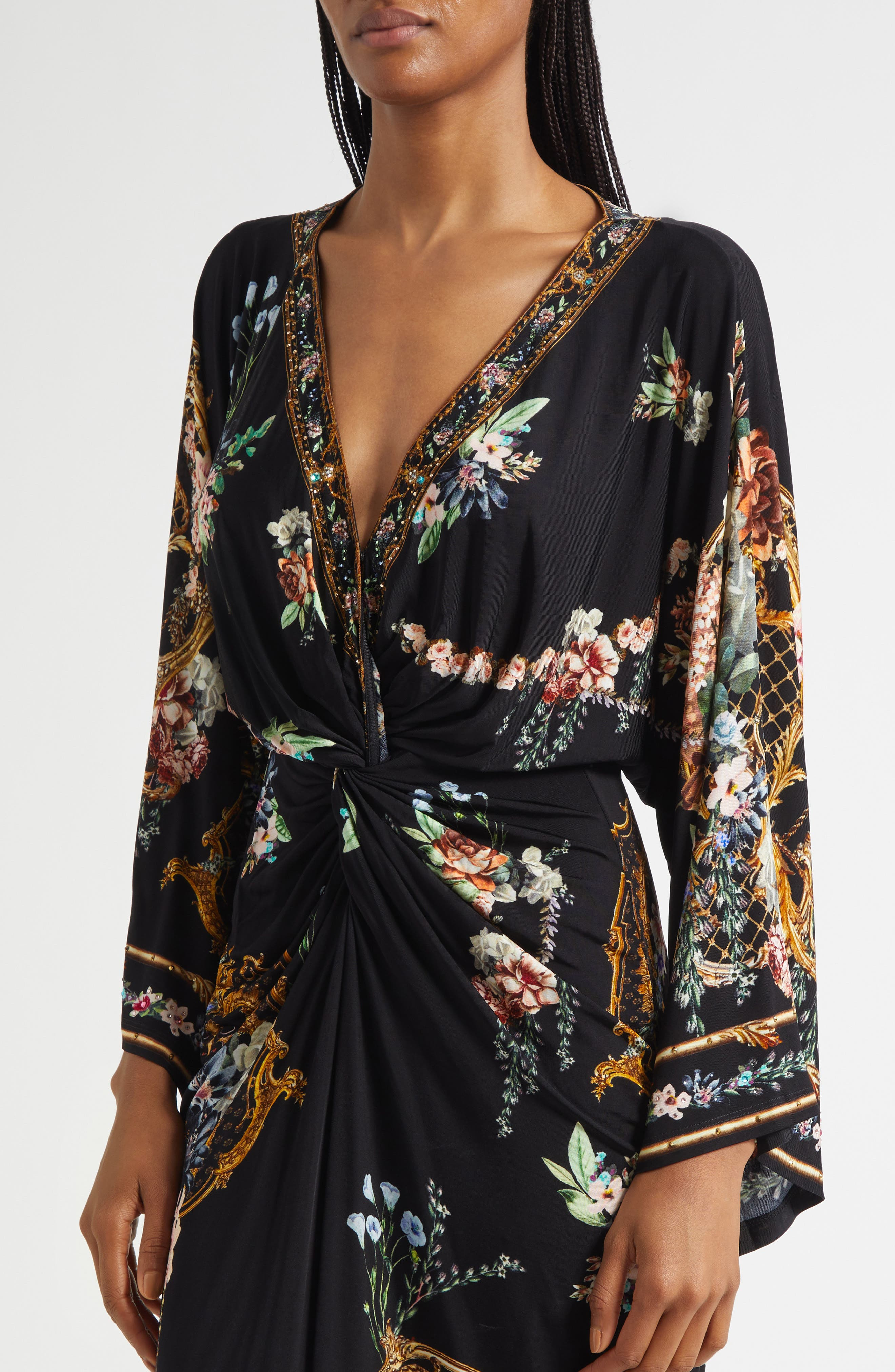 Camilla Noble Endeavors Twist Front Long Sleeve Jersey Dress at Nordstrom - 4