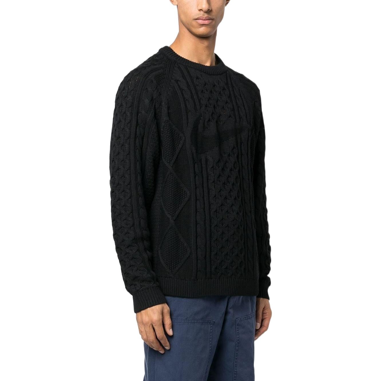 Nike Life Cable-Knit Jumper 'Black' DQ5176-010 - 3