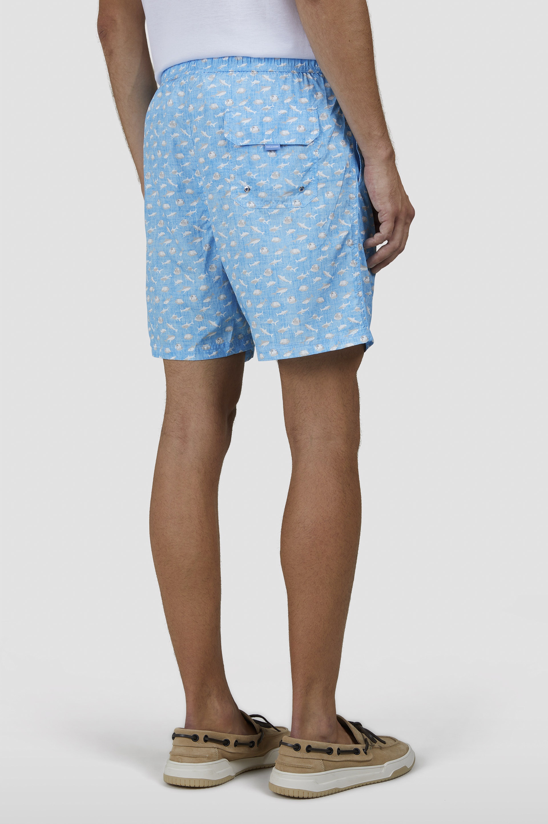 SWIM SHORTS WITH SHARK PRINT - 3