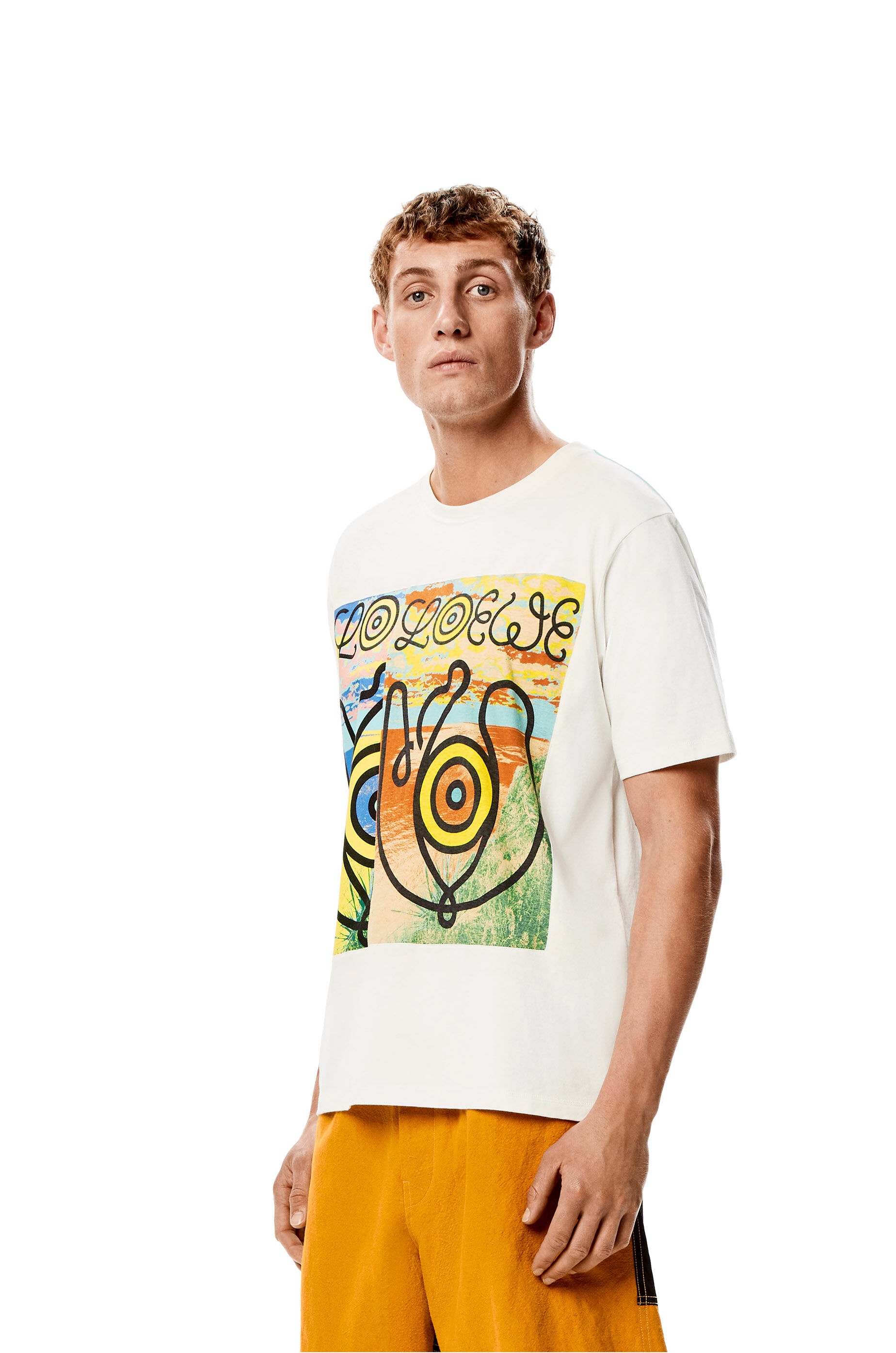 Upcycled logo T-shirt in cotton - 3