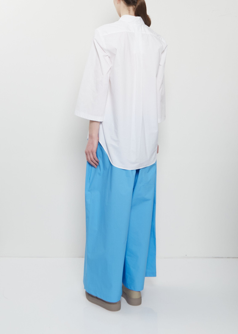 SOFIE D'HOORE Bait Half Placket Cotton Shirt outlook