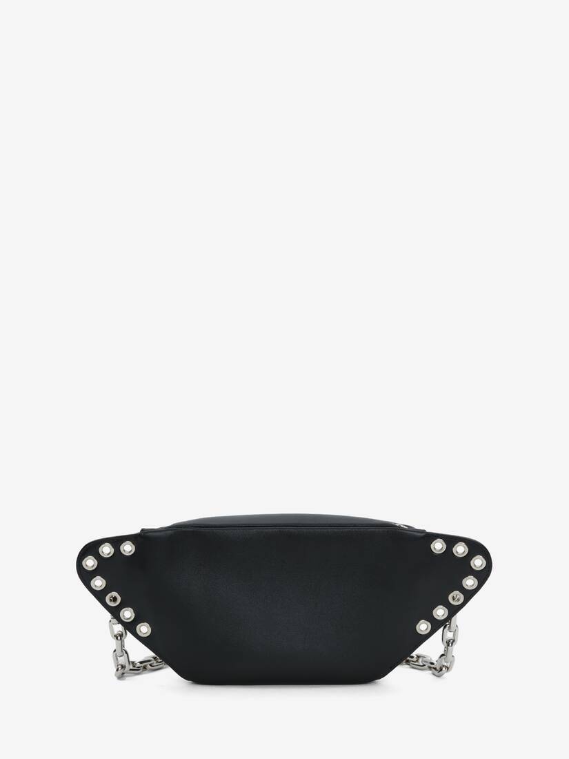 Men's Biker Bum Bag in Black - 3