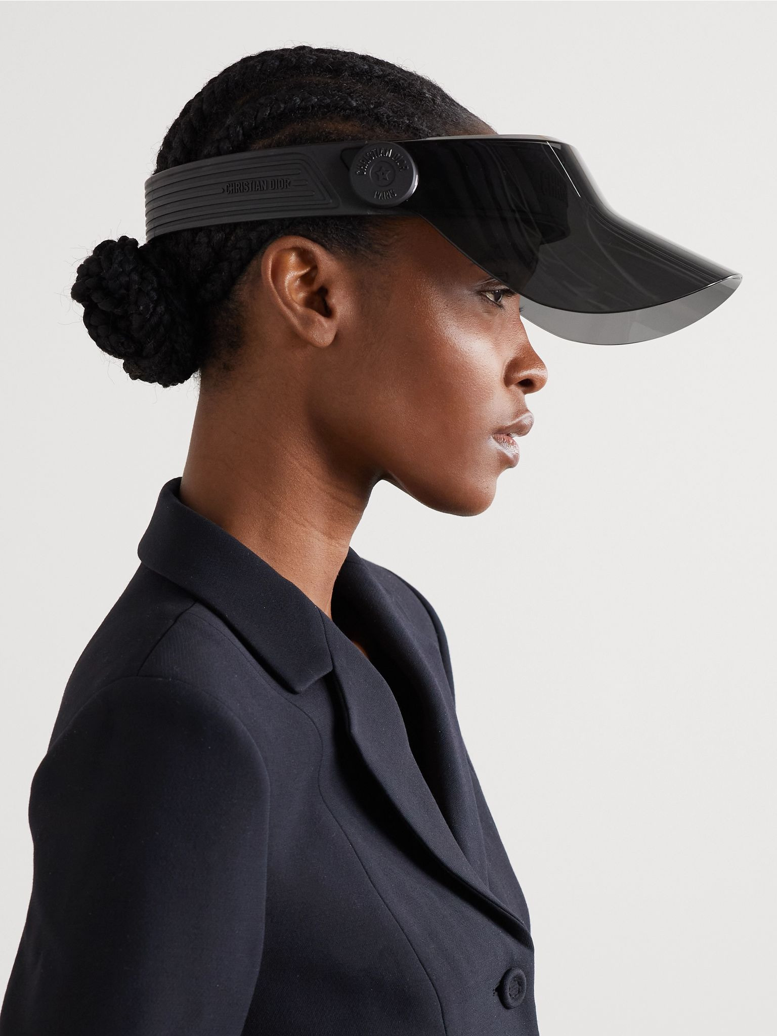 DiorPacific V1U Perspex and rubber visor Black - 2