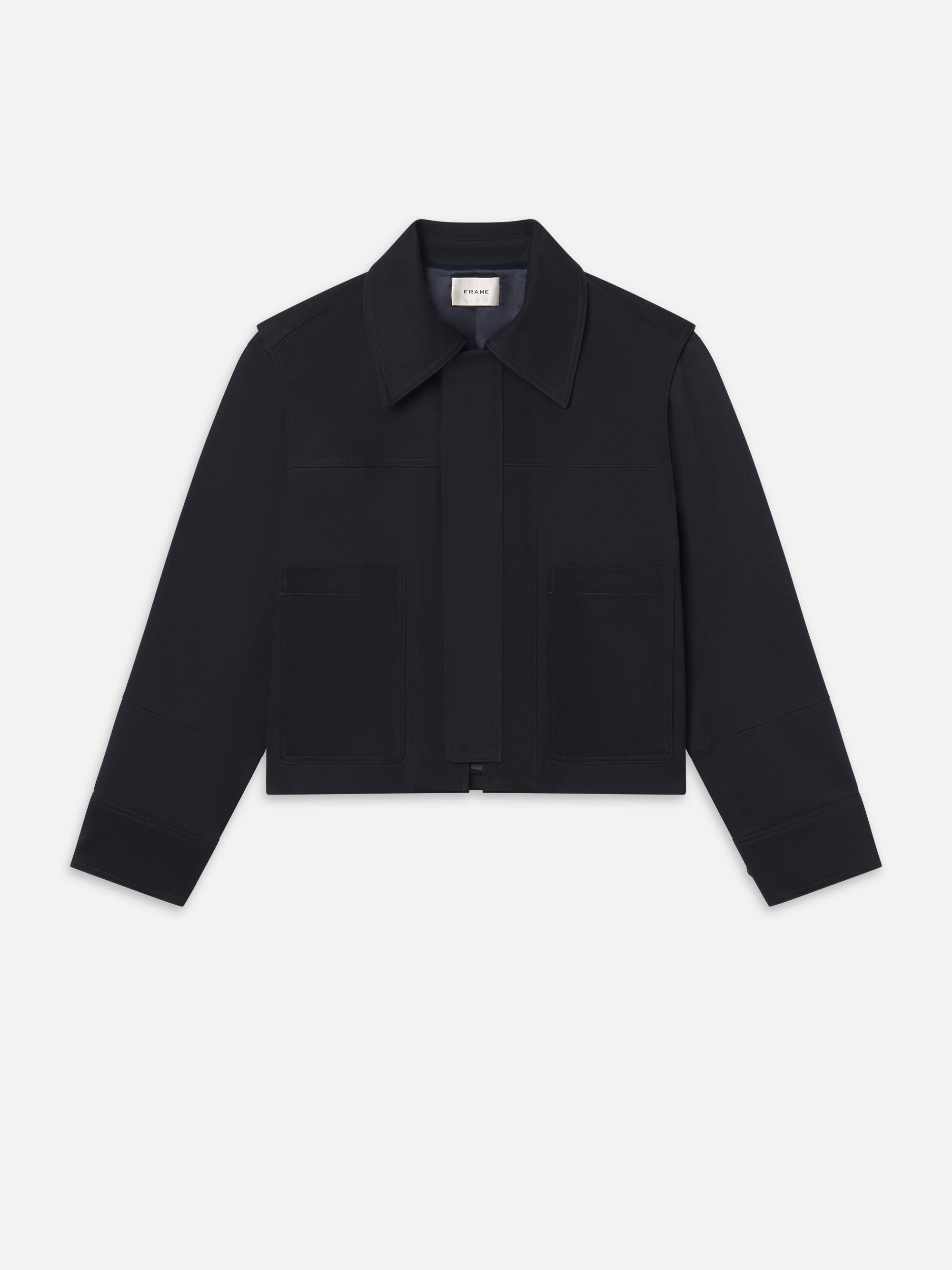 The Errand Coat in Navy - 1