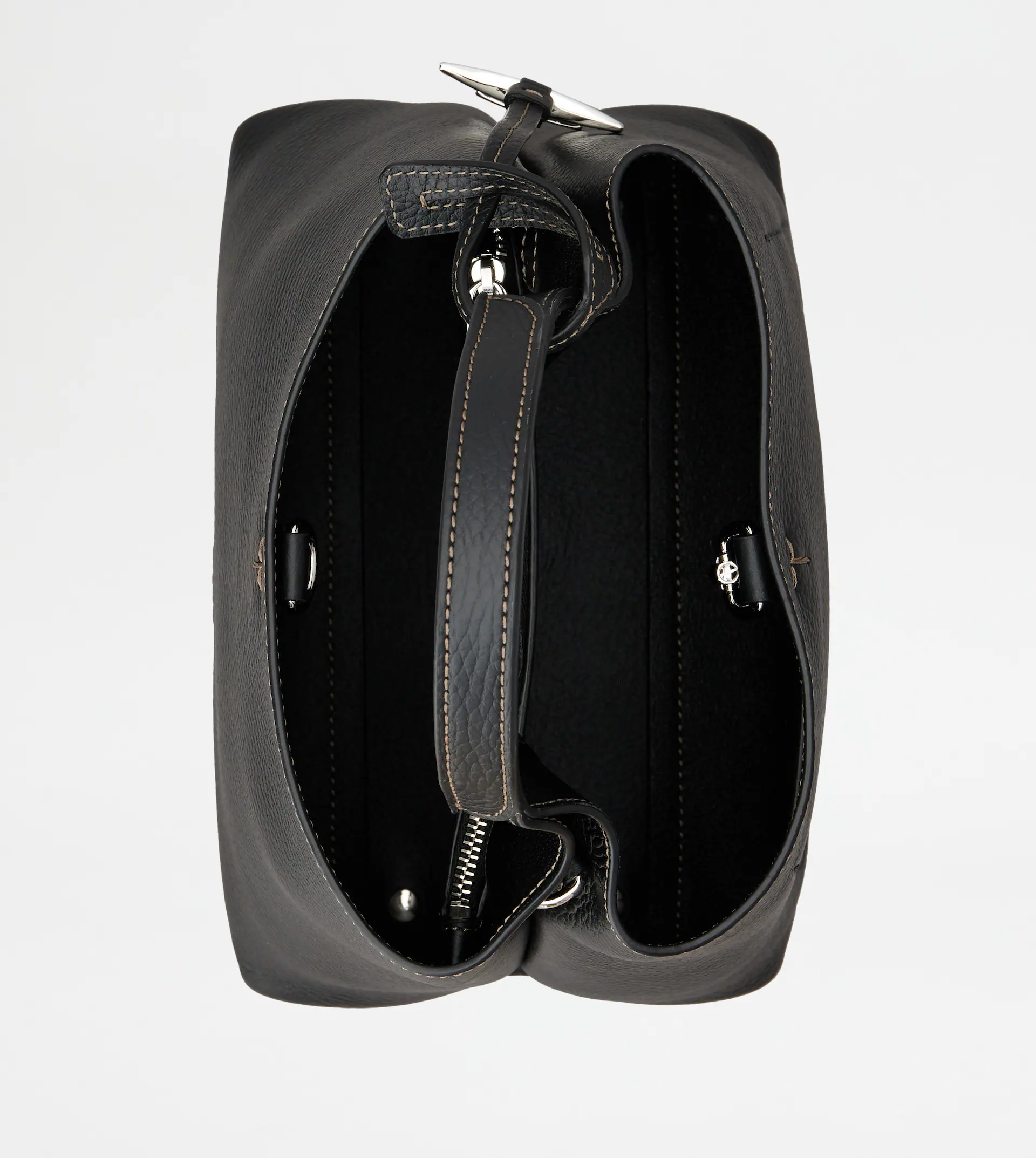 TOD'S BAG IN LEATHER MINI - BLACK - 3