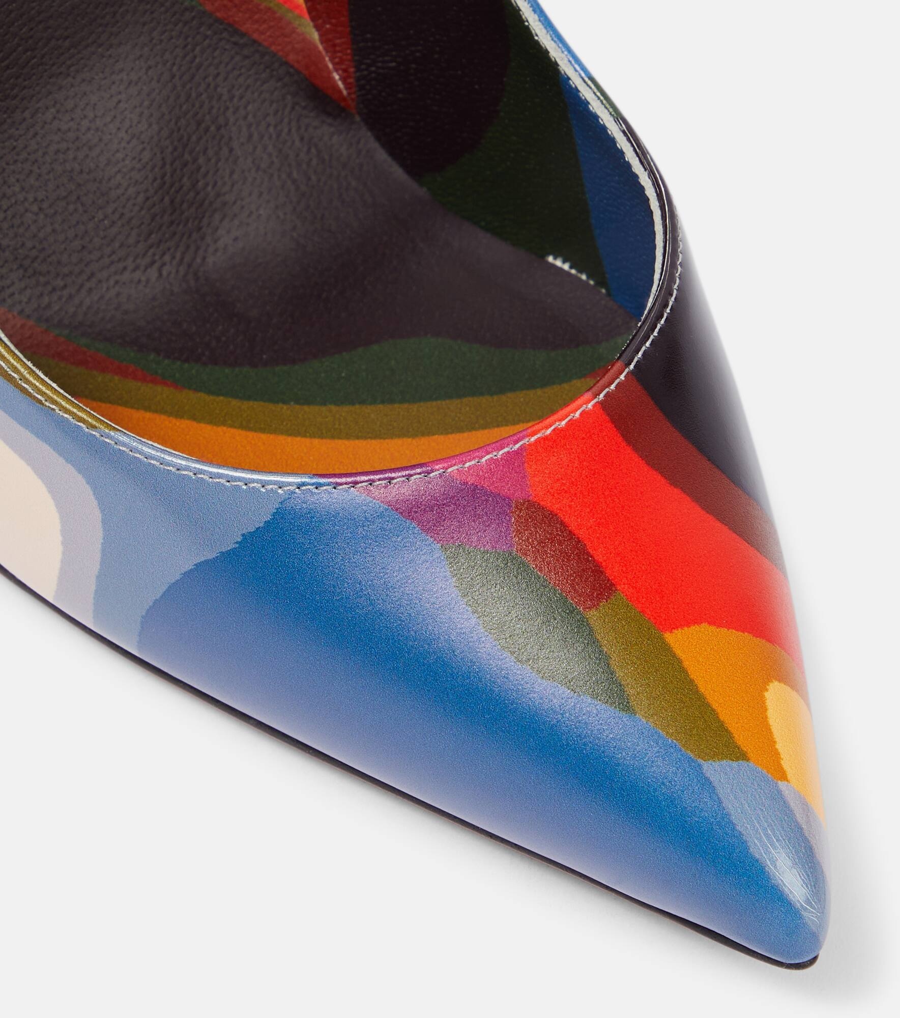 Hot Chick 100 printed leather pumps - 6