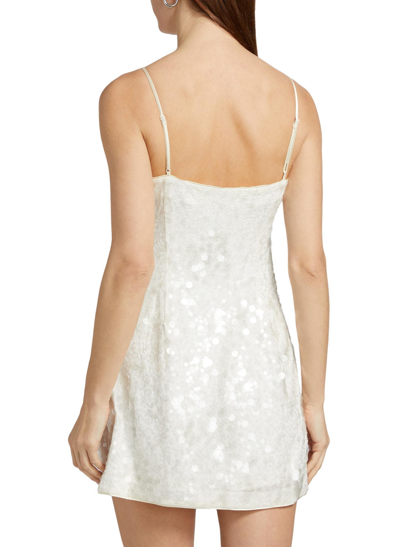 Women's Lollie Sequined A-Line Minidress - Ivory 5