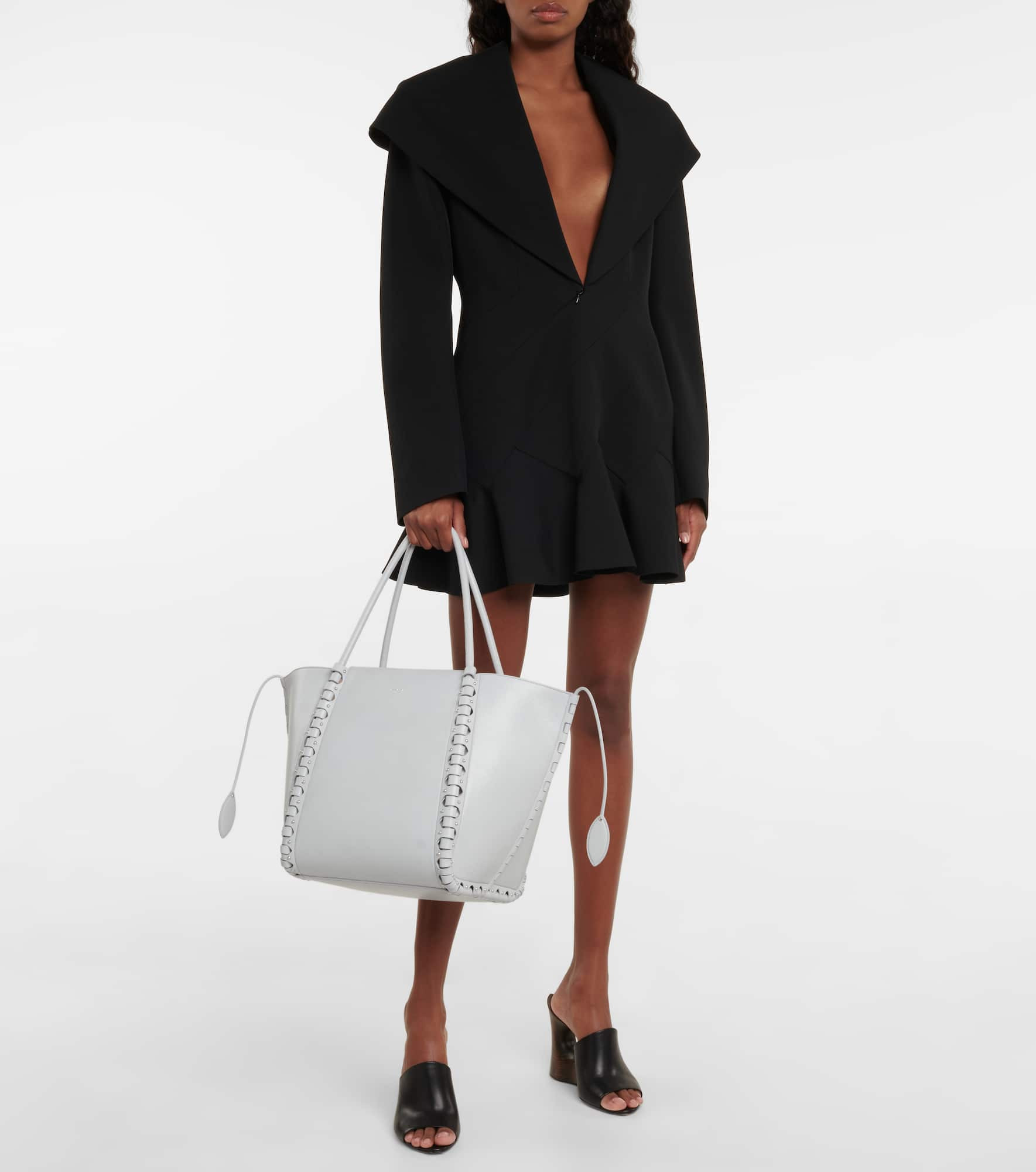 Hooded wool minidress - 2