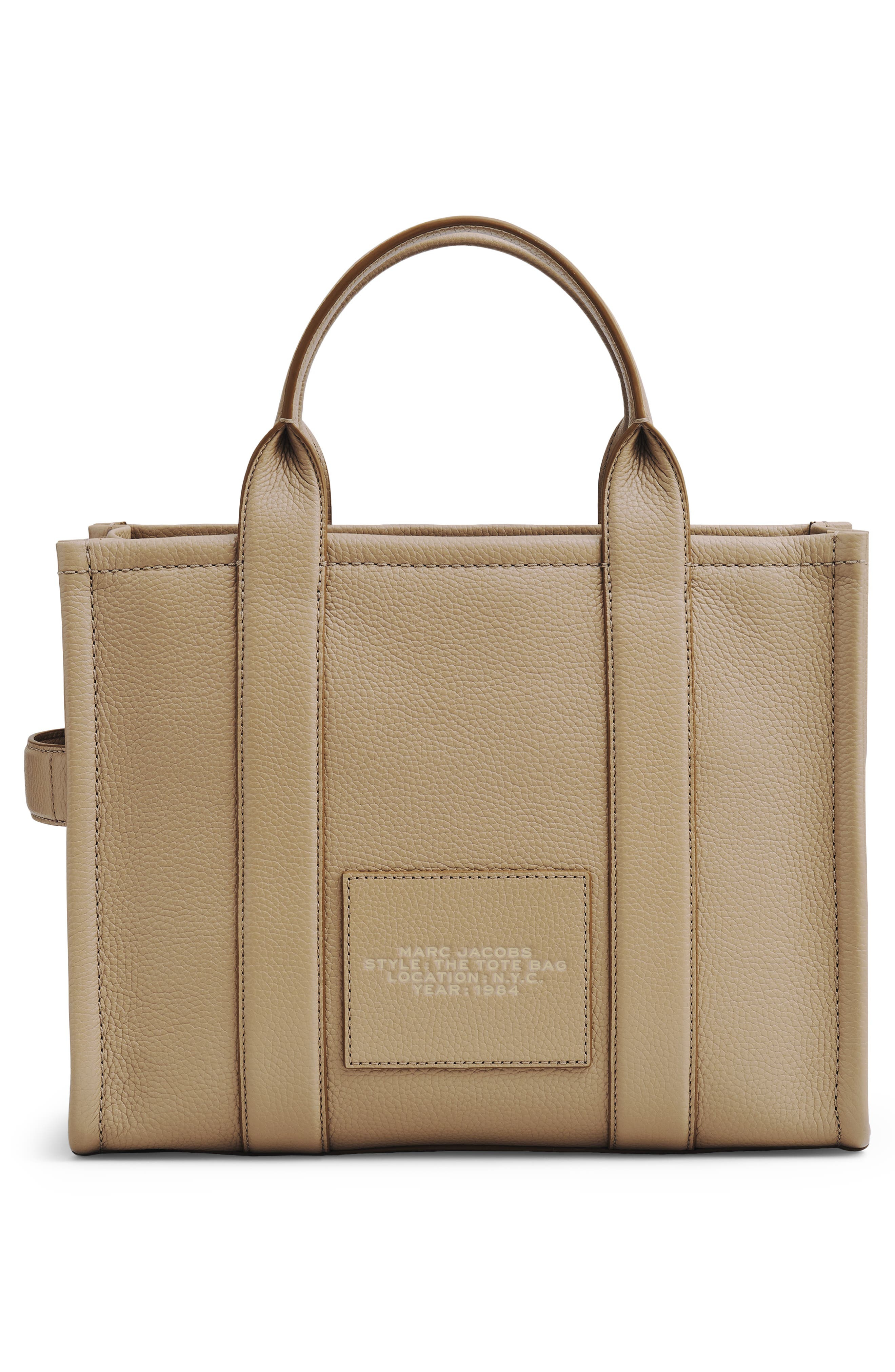 Marc Jacobs The Leather Medium Tote Bag in Camel at Nordstrom - 5