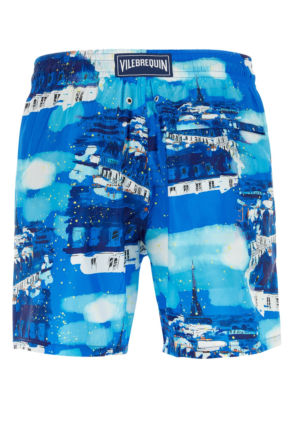 Printed polyester swimming shorts - 2