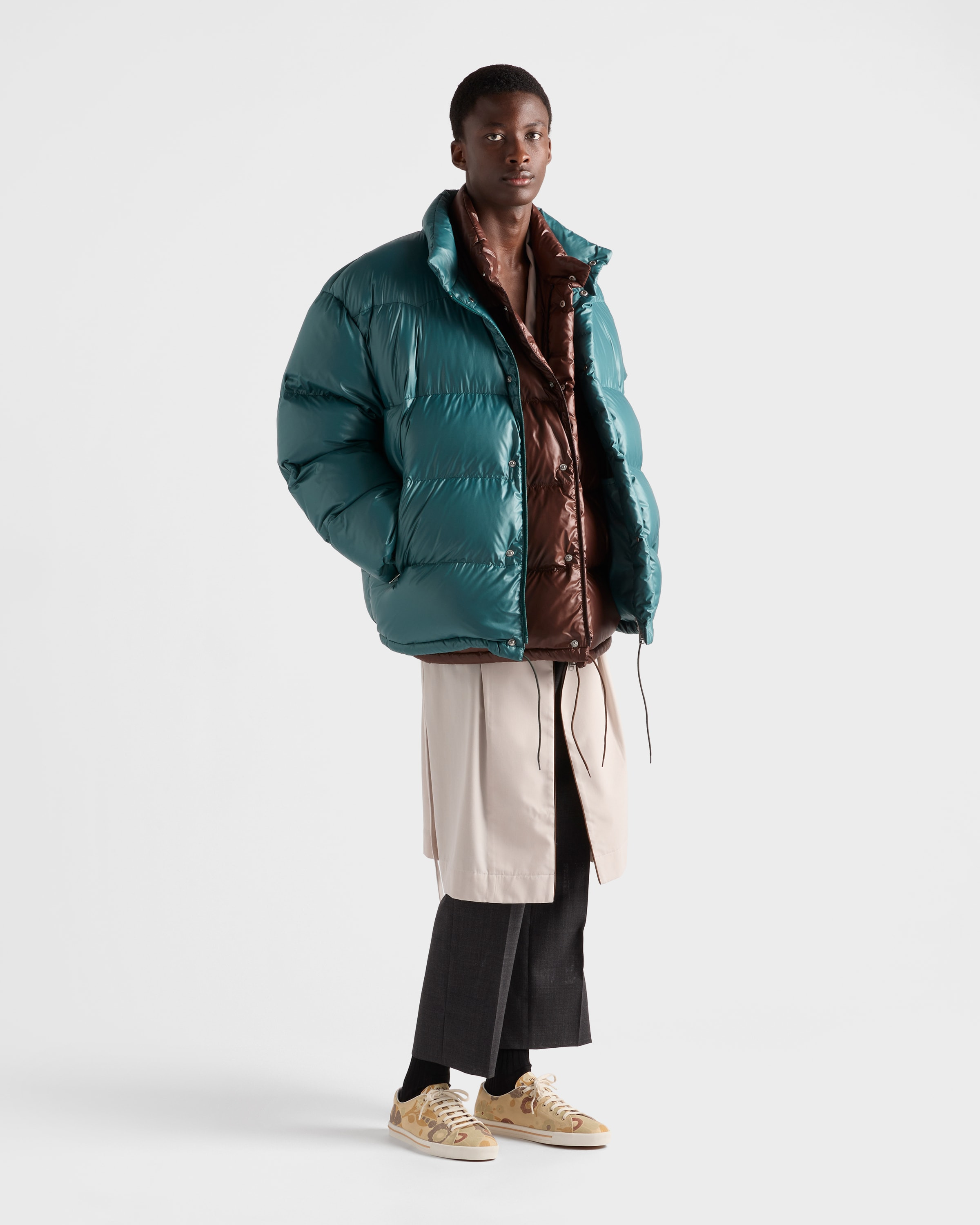 Medium-weight Re-Nylon down jacket - 2