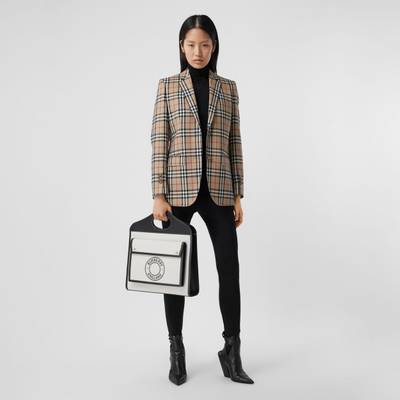 Burberry Vintage Check Wool Tailored Jacket outlook