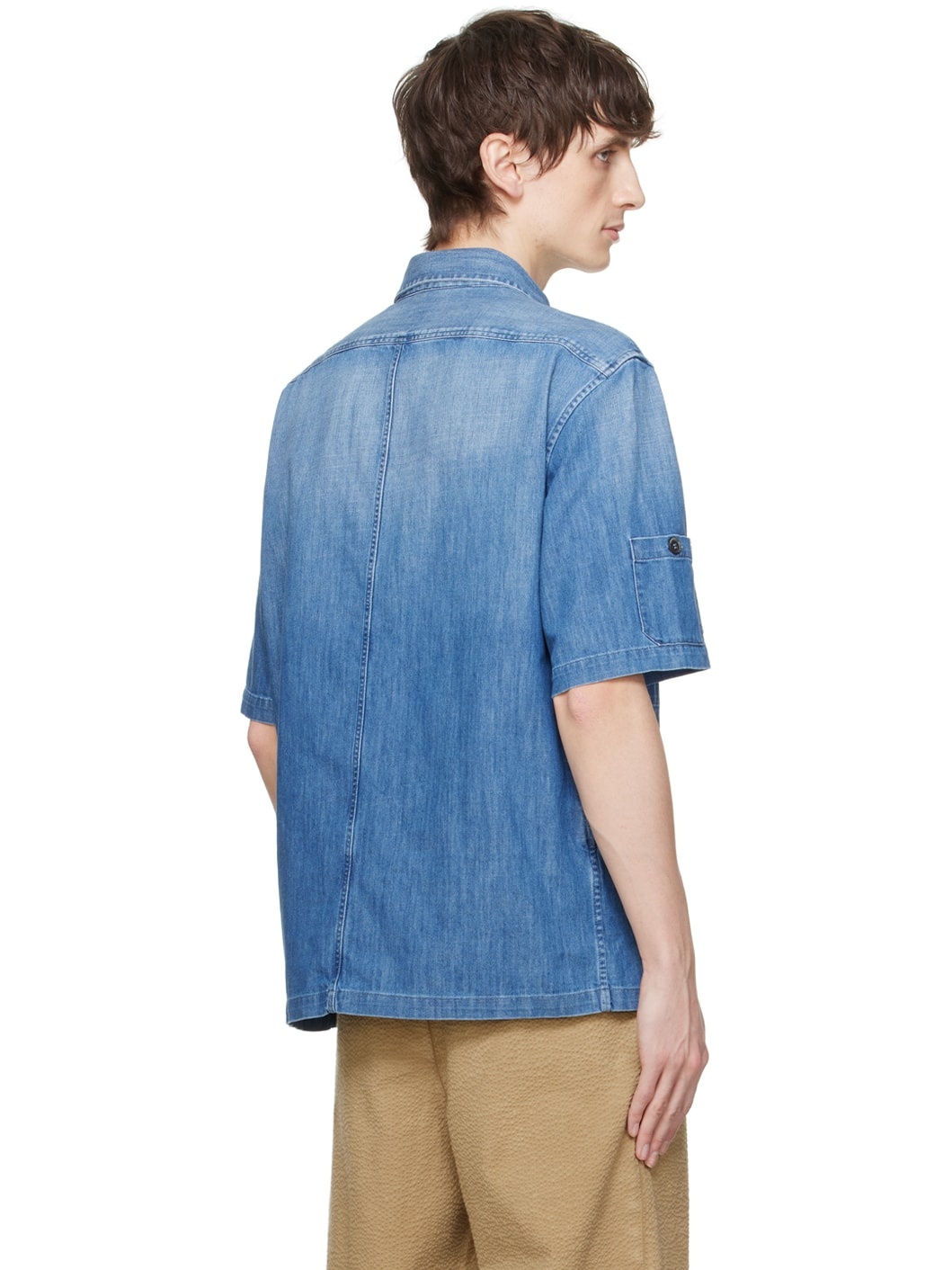 Blue Nodola Denim Shirt - 3
