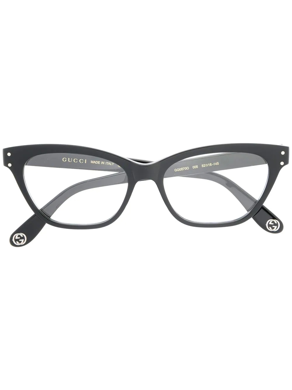 cat eye-frame glasses - 1