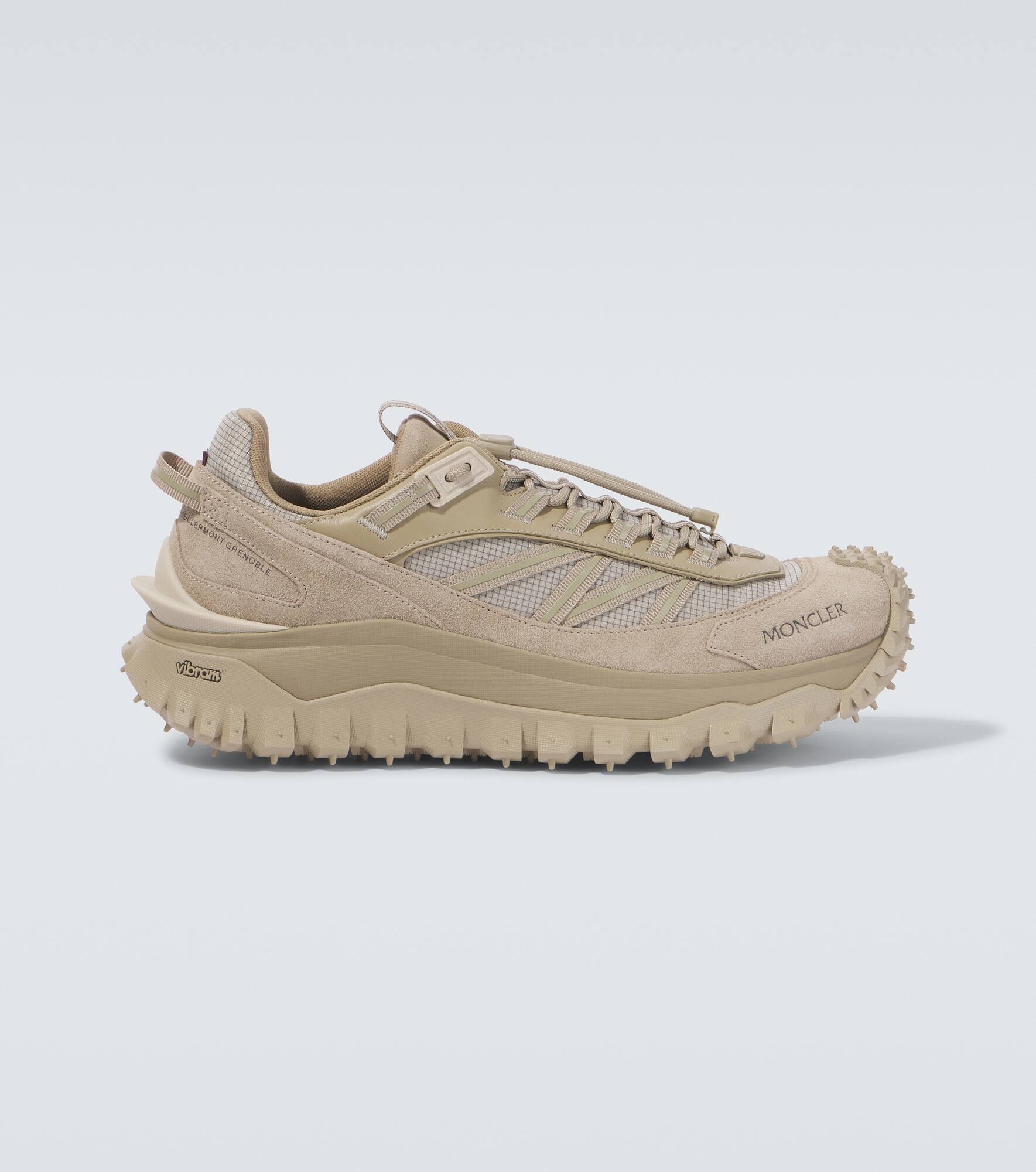 Trailgrip leather and suede sneakers - 1