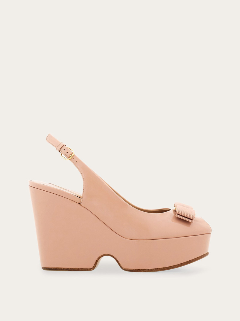 Vara bow platform sandal 1