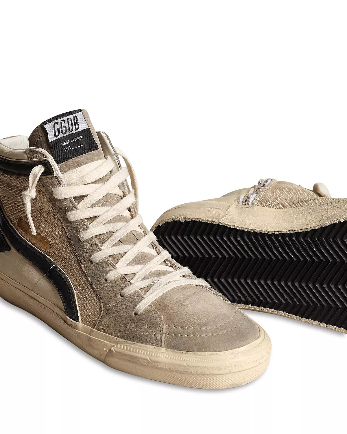 Men's Slide Lace Up High Top Sneakers - 2