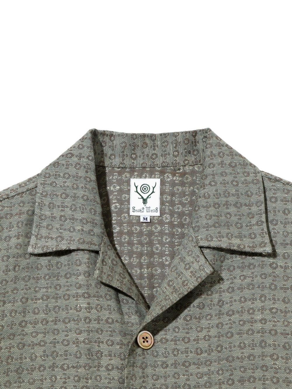 Cabana revere-collar patterned shirt - 3