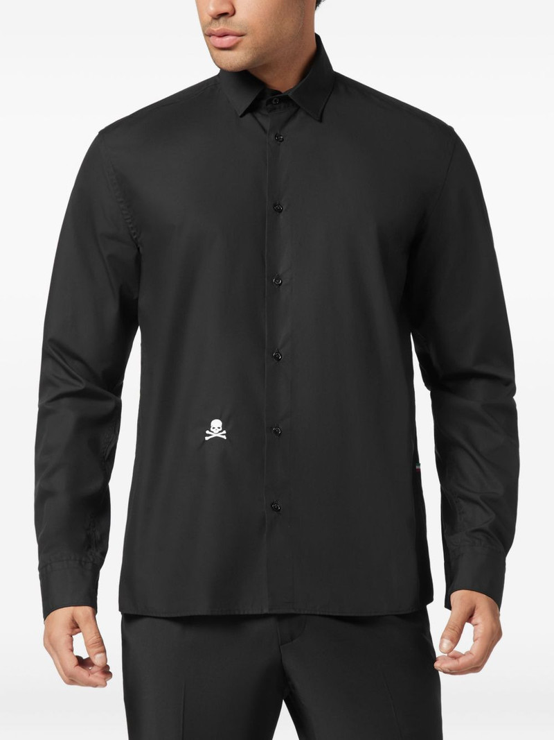 PHILIPP PLEIN skull-embellished shirt outlook