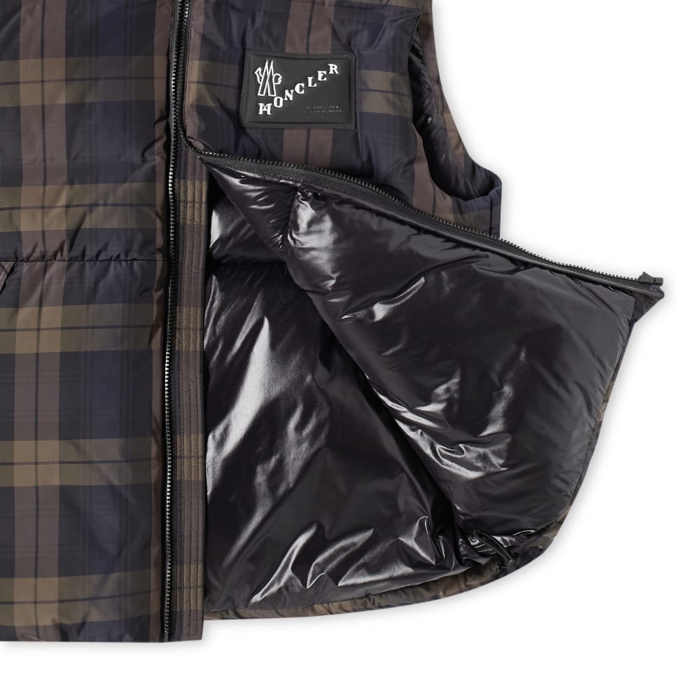 7 Moncler FRGMT Hiroshi Fujiwara Worren Blackwatch Tartan Gilet - 2